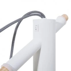 Beliani Lampadaires Lampadaire Blanc -Lampadaires || Lustres || Guirlandes et décorations lumineuses Soldes lampadaire blanc 3