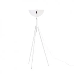 Beliani Lampadaires Lampadaire Blanc Et Doré -Lampadaires || Lustres || Guirlandes et décorations lumineuses Soldes lampadaire blanc et dore 3