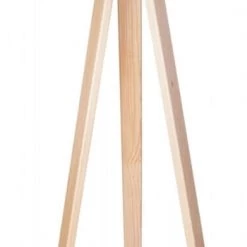 BPS Koncept Lampadaires Lampadaire Blanc H145 -Lampadaires || Lustres || Guirlandes et décorations lumineuses Soldes lampadaire bois clair h145 3