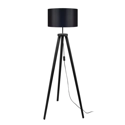 Tosel Lampadaires Lampadaire Bois Noir 5 Tosel Lampadaires Lampadaire Bois Noir – Image 3