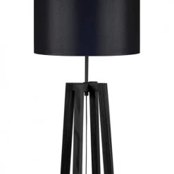 Tosel Lampadaires Lampadaire Bois Noir 9 Tosel Lampadaires Lampadaire Bois Noir -Lampadaires || Lustres || Guirlandes et décorations lumineuses Soldes lampadaire bois noir 10
