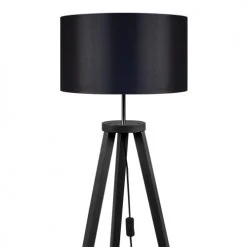 Tosel Lampadaires Lampadaire Bois Noir 9 Tosel Lampadaires Lampadaire Bois Noir -Lampadaires || Lustres || Guirlandes et décorations lumineuses Soldes lampadaire bois noir 2