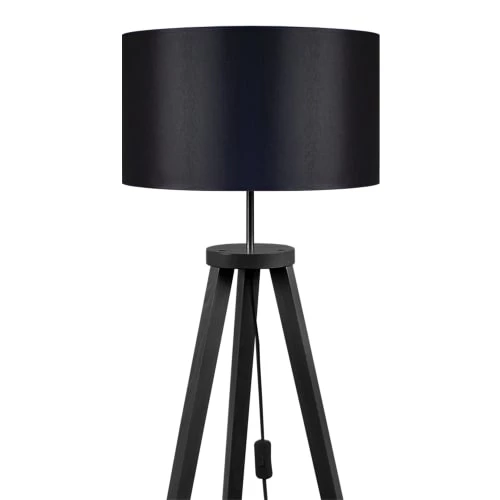 Tosel Lampadaires Lampadaire Bois Noir 6 Tosel Lampadaires Lampadaire Bois Noir – Image 4