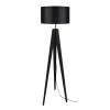 Tosel Lampadaires Lampadaire Bois Noir -Lampadaires || Lustres || Guirlandes et décorations lumineuses Soldes lampadaire bois noir 3
