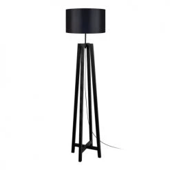 Tosel Lampadaires Lampadaire Bois Noir