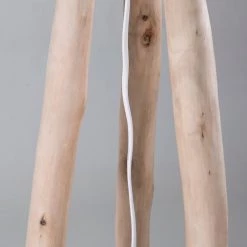 Maisons Du Monde Lampadaires Lampadaire Branche D'eucalyptus Et Abat-jour Blanc H152 -Lampadaires || Lustres || Guirlandes et décorations lumineuses Soldes lampadaire branche d eucalyptus et abat jour blanc h152 1000 7 29 177436 3