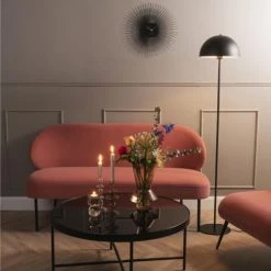 Leitmotiv Lampadaires Lampadaire Champignon En Métal Blanc -Lampadaires || Lustres || Guirlandes et décorations lumineuses Soldes lampadaire champignon en metal blanc 7