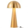 Meubles & Design Lampadaires Lampadaire Champignon En Métal Doré -Lampadaires || Lustres || Guirlandes et décorations lumineuses Soldes lampadaire champignon en metal dore
