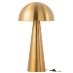 Meubles & Design Lampadaires Lampadaire Champignon En Métal Doré -Lampadaires || Lustres || Guirlandes et décorations lumineuses Soldes lampadaire champignon en metal dore 2