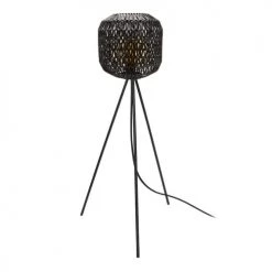 The Home Deco Factory Lampadaires Lampadaire Design Effet Corde H. 155cm Noir
