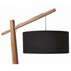 Lampea Lampadaires Lampadaire Design En Bois Noir 176 Cm -Lampadaires || Lustres || Guirlandes et décorations lumineuses Soldes lampadaire design en bois noir 176 cm 5