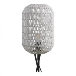 Vivabita Lampadaires Lampadaire Design En Métal Blanc 150 Cm -Lampadaires || Lustres || Guirlandes et décorations lumineuses Soldes lampadaire design en metal blanc 150 cm 6
