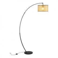 Vivabita Lampadaires Lampadaire Design En Métal Noir 170 Cm -Lampadaires || Lustres || Guirlandes et décorations lumineuses Soldes lampadaire design en metal noir 170 cm 2