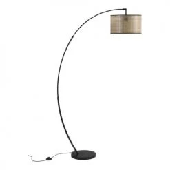 Vivabita Lampadaires Lampadaire Design En Métal Noir 170 Cm