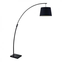 Lampea Lampadaires Lampadaire Design En Métal Noir 188 Cm
