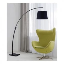 Lampea Lampadaires Lampadaire Design En Métal Noir 188 Cm -Lampadaires || Lustres || Guirlandes et décorations lumineuses Soldes lampadaire design en metal noir 188 cm 3