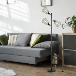 Homcom Lampadaires Lampadaire Design Industriel 3 Ampoules H165 Cm Noir 12 Homcom Lampadaires Lampadaire Design Industriel 3 Ampoules H165 Cm Noir -Lampadaires || Lustres || Guirlandes et décorations lumineuses Soldes lampadaire design industriel 3 ampoules h165 cm noir 3