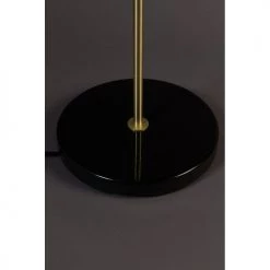 Dutchbone Lampadaires Lampadaire Design Métal Finitions Dorées Noir -Lampadaires || Lustres || Guirlandes et décorations lumineuses Soldes lampadaire design metal finitions dorees noir 5