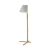 Wadiga Lampadaires Lampadaire Design Pied En Bambou Et Abat-jour Tissu Blanc -Lampadaires || Lustres || Guirlandes et décorations lumineuses Soldes lampadaire design pied en bambou et abat jour tissu blanc