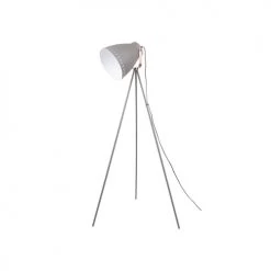 Leitmotiv Lampadaires Lampadaire Design Trepied H. 145 Cm Gris