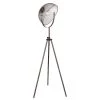 Globo Lampadaires Lampadaire Design Vintage H. 178 Cm Gris Chromé