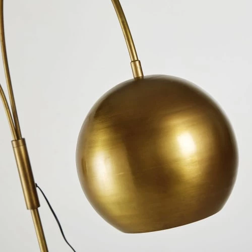 Maisons Du Monde Lampadaires Lampadaire Double En Métal Doré Effet Vieilli H199 4 Maisons Du Monde Lampadaires Lampadaire Double En Métal Doré Effet Vieilli H199 – Image 2