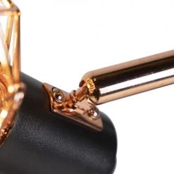 QAZQA Lampadaires Lampadaire En Acier Cuivre -Lampadaires || Lustres || Guirlandes et décorations lumineuses Soldes lampadaire en acier cuivre 3