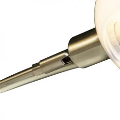 QAZQA Lampadaires Lampadaire En Acier Doré/laiton -Lampadaires || Lustres || Guirlandes et décorations lumineuses Soldes lampadaire en acier dore laiton 11