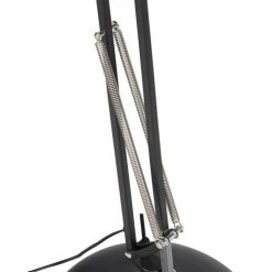 QAZQA Lampadaires Lampadaire En Acier Noir -Lampadaires || Lustres || Guirlandes et décorations lumineuses Soldes lampadaire en acier noir 112