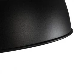 QAZQA Lampadaires Lampadaire En Acier Noir -Lampadaires || Lustres || Guirlandes et décorations lumineuses Soldes lampadaire en acier noir 14