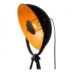 Lampea Lampadaires Lampadaire En Acier Noir 148 Cm -Lampadaires || Lustres || Guirlandes et décorations lumineuses Soldes lampadaire en acier noir 148 cm 3