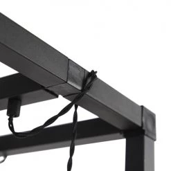 QAZQA Lampadaires Lampadaire En Acier Noir -Lampadaires || Lustres || Guirlandes et décorations lumineuses Soldes lampadaire en acier noir 23