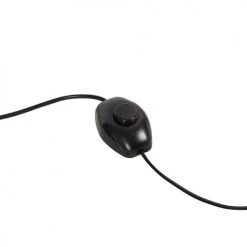 QAZQA Lampadaires Lampadaire En Acier Noir -Lampadaires || Lustres || Guirlandes et décorations lumineuses Soldes lampadaire en acier noir 7