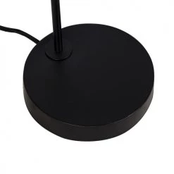 QAZQA Lampadaires Lampadaire En Acier Noir -Lampadaires || Lustres || Guirlandes et décorations lumineuses Soldes lampadaire en acier noir 80