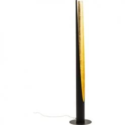 Kare Design Lampadaires Lampadaire En Acier Noir Et Doré H140 -Lampadaires || Lustres || Guirlandes et décorations lumineuses Soldes lampadaire en acier noir et dore h140 4