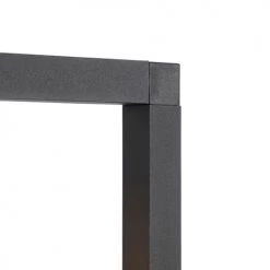 QAZQA Lampadaires Lampadaire En Aluminium Noir -Lampadaires || Lustres || Guirlandes et décorations lumineuses Soldes lampadaire en aluminium noir 4