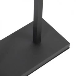 QAZQA Lampadaires Lampadaire En Aluminium Noir -Lampadaires || Lustres || Guirlandes et décorations lumineuses Soldes lampadaire en aluminium noir 5