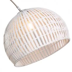 Keria Lampadaires Lampadaire En Bamboo Argente -Lampadaires || Lustres || Guirlandes et décorations lumineuses Soldes lampadaire en bamboo argente 3