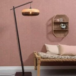 Good & Mojo Lampadaires Lampadaire En Bambou Abat-jour En Bambou Naturel/noir, H. 176cm 9 Good & Mojo Lampadaires Lampadaire En Bambou Abat-jour En Bambou Naturel/noir, H. 176cm -Lampadaires || Lustres || Guirlandes et décorations lumineuses Soldes lampadaire en bambou abat jour en bambou naturel noir h 176cm 1