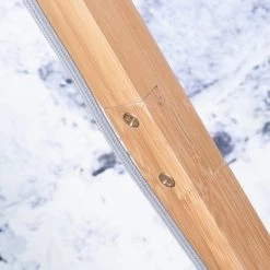 Good & Mojo Lampadaires Lampadaire En Bambou Abat-jour En Lin Blanc, H. 167cm -Lampadaires || Lustres || Guirlandes et décorations lumineuses Soldes lampadaire en bambou abat jour en lin blanc h 167cm 3