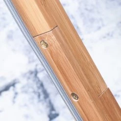 Good & Mojo Lampadaires Lampadaire En Bambou Abat-jour En Lin Lin Clair, H. 174cm -Lampadaires || Lustres || Guirlandes et décorations lumineuses Soldes lampadaire en bambou abat jour en lin lin clair h 174cm 3