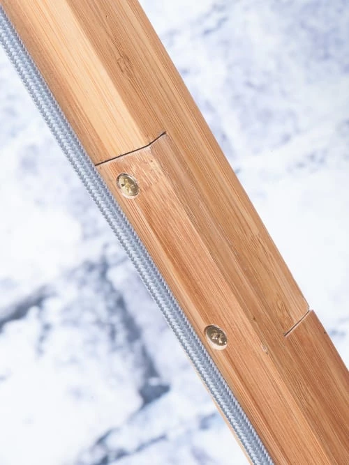 Good & Mojo Lampadaires Lampadaire En Bambou Abat-jour En Lin Vert Forêt, H. 174cm 6 Good & Mojo Lampadaires Lampadaire En Bambou Abat-jour En Lin Vert Forêt, H. 174cm – Image 4