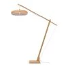 Good & Mojo Lampadaires Lampadaire En Bambou Blanc H207cm -Lampadaires || Lustres || Guirlandes et décorations lumineuses Soldes lampadaire en bambou blanc h207cm