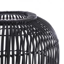 Mica Decorations Lampadaires Lampadaire En Bambou Et Métal Noir H76,5 -Lampadaires || Lustres || Guirlandes et décorations lumineuses Soldes lampadaire en bambou et metal noir h76 5 3