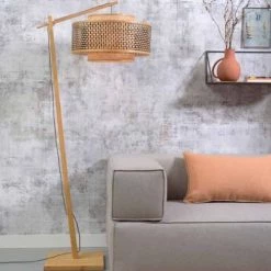 Good & Mojo Lampadaires Lampadaire En Bambou Naturel H176cm -Lampadaires || Lustres || Guirlandes et décorations lumineuses Soldes lampadaire en bambou naturel h176cm 7