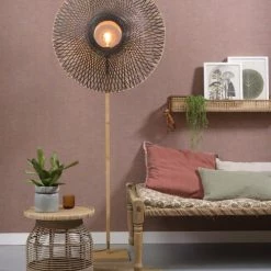 Good & Mojo Lampadaires Lampadaire En Bambou Naturel H195cm -Lampadaires || Lustres || Guirlandes et décorations lumineuses Soldes lampadaire en bambou naturel h195cm 2