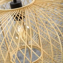 Good & Mojo Lampadaires Lampadaire En Bambou Naturel H207cm -Lampadaires || Lustres || Guirlandes et décorations lumineuses Soldes lampadaire en bambou naturel h207cm 4