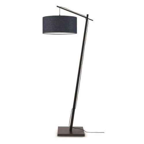 Good & Mojo Lampadaires Lampadaire En Bambou Noir/lin H176cm 3 Good & Mojo Lampadaires Lampadaire En Bambou Noir/lin H176cm