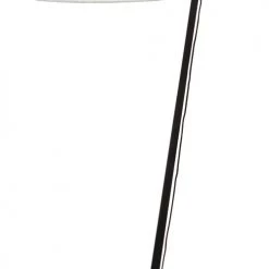 Good & Mojo Lampadaires Lampadaire En Bambou Noir/lin H176cm
