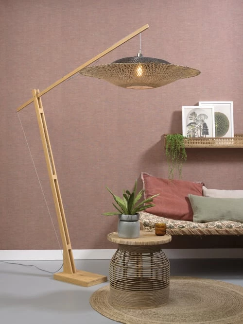 Good & Mojo Lampadaires Lampadaire En Bambou Suspendu D207cm 5 Good & Mojo Lampadaires Lampadaire En Bambou Suspendu D207cm – Image 3